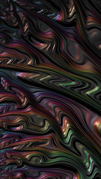 istock Colorful 3D fractals abstract art 802399966