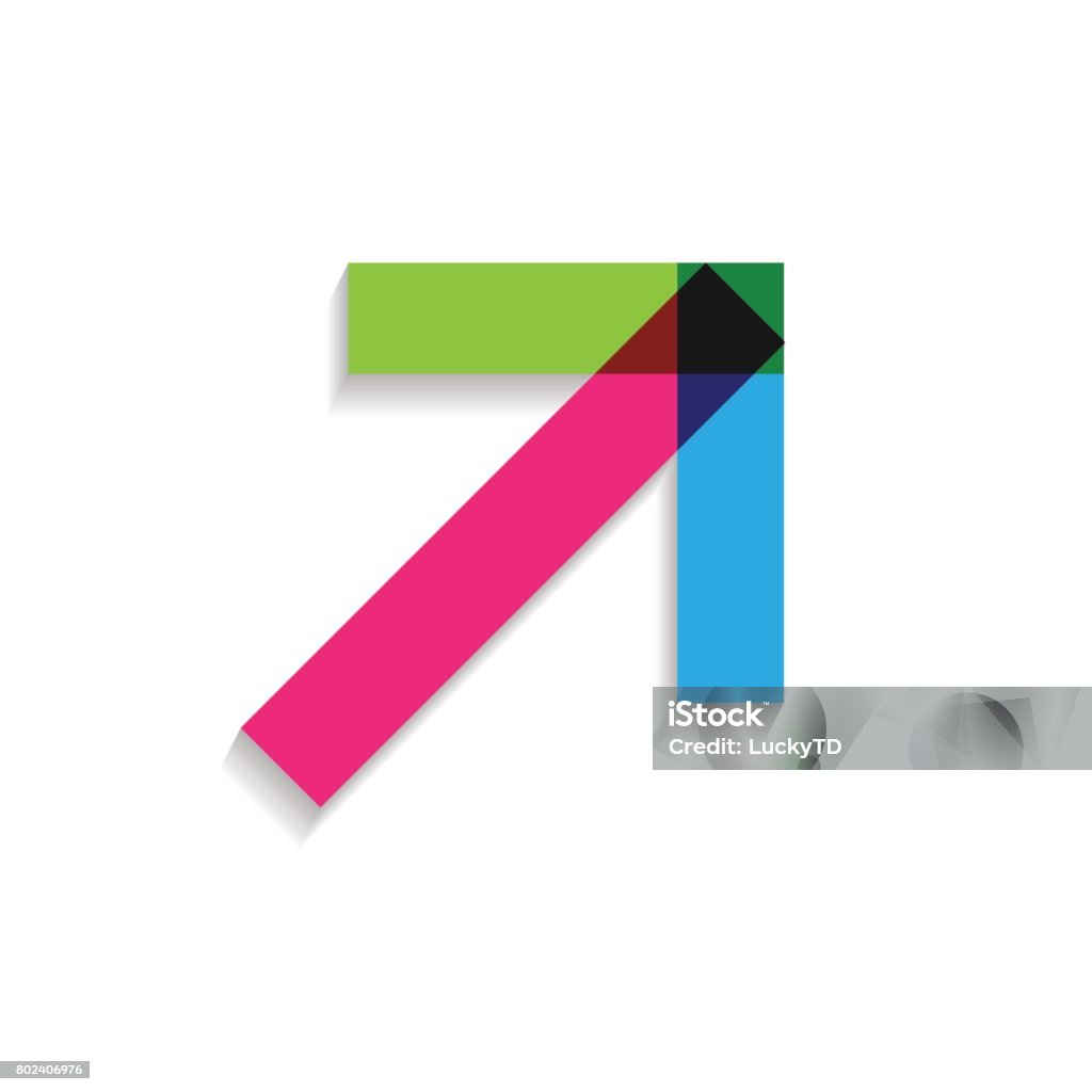 Vactor Awor Vector Arrow Sign Stock Illustration - Download Image Now - Abstract ...