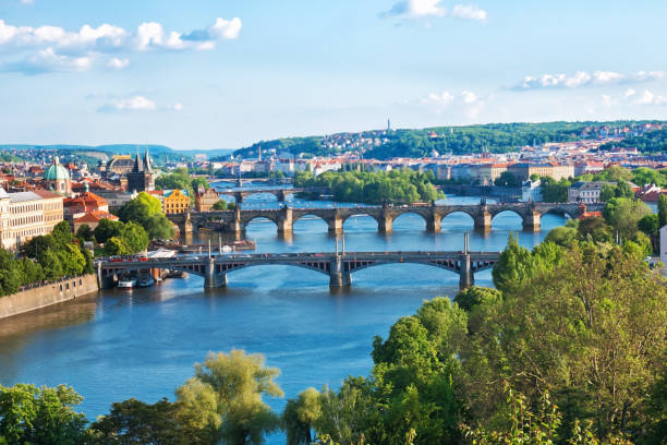istock Prague Bridges in the Summer. Czech Republic. 802409782