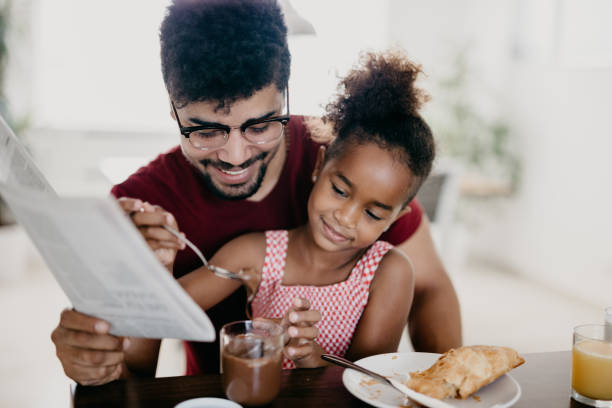istock Single father spending quality time with his adorable daughter 802421348