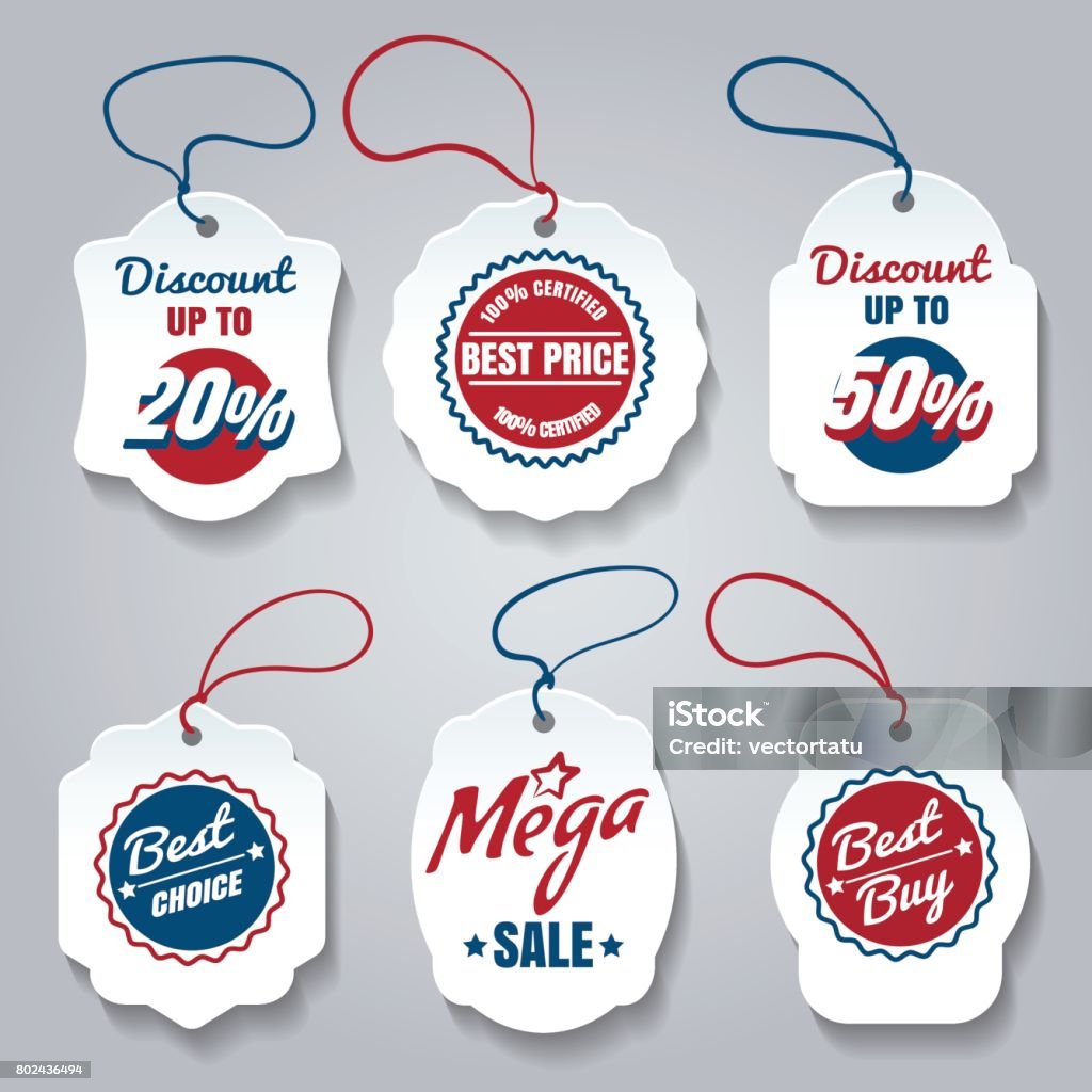Shopping Pricing Tags Set Stock Illustration - Download Image Now -  Baseball Tag, Price Tag, Price - iStock