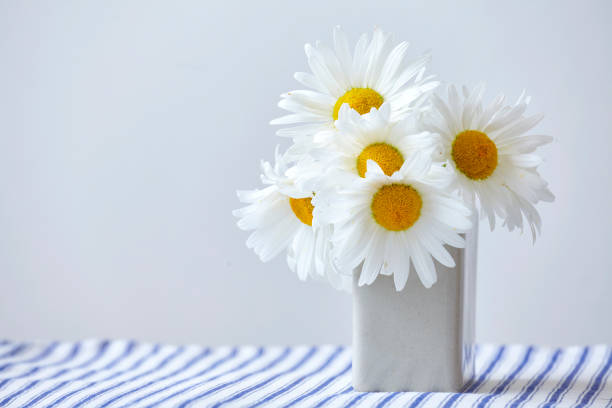 istock Beautiful floral bouquet with daisies 802440358