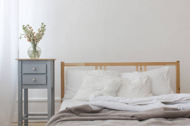istock View of an unmade crumpled bed 802448690