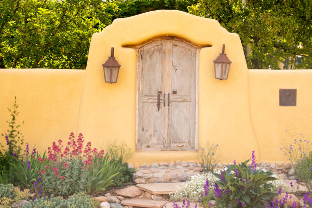 istock Entryway near Canyon Road in Santa Fe 802448988