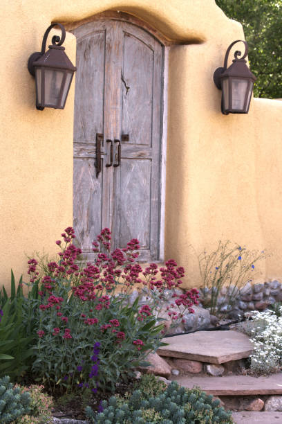 istock Entryway near Canyon Road in Santa Fe 802456440