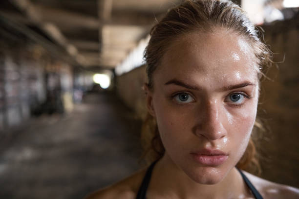 istock Portrait of an athlete 802459466