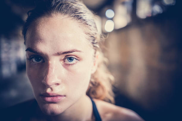 istock Portrait of an athlete 802463564