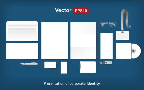 Vector illustration of corporate identity