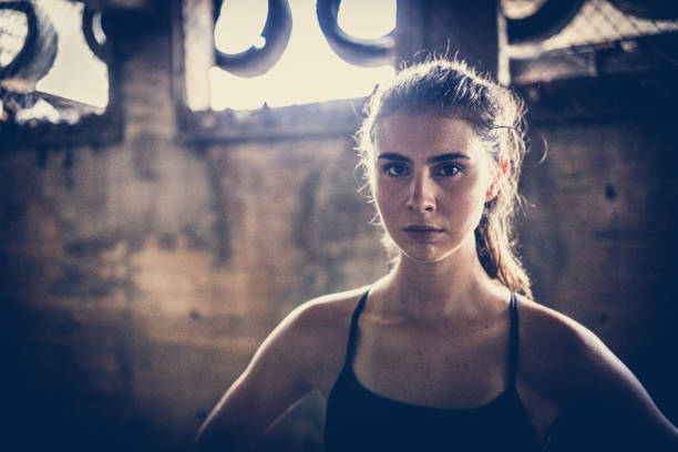 istock Portrait of an athlete 802464700