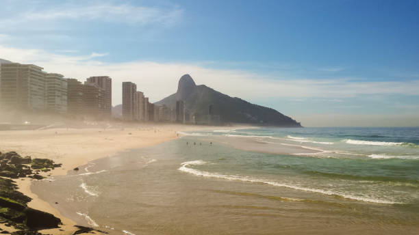 istock Sunny day at Sao Conrado beach, Rio de Janeiro - Brazil 802477468