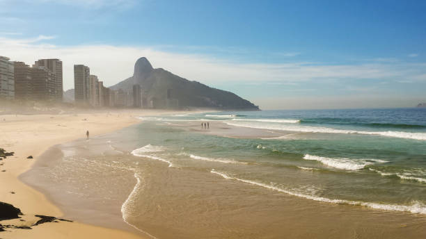 istock Sunny day at Sao Conrado beach, Rio de Janeiro - Brazil 802477478