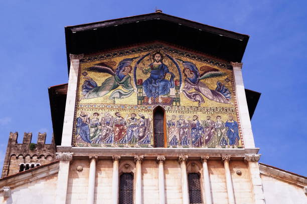 istock Detail of San Frediano Basilica, Lucca 802479488