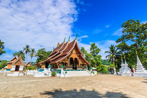 Wat Xieng Thong (Golden City Temple) in Luang Prabang, Laos. Xieng Thong temple is one of the most important of Lao monasteries
