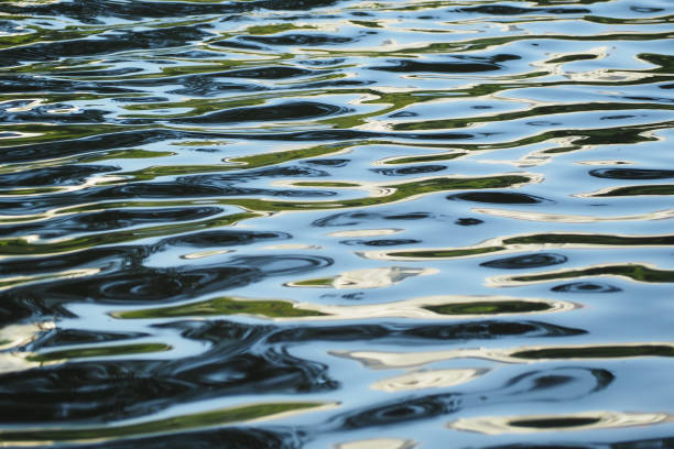istock Rippling water surface. Flowing water surface. Water waves background wallpaper. 802493852