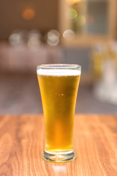 istock Glass of beer in pub and restaurant 802496506