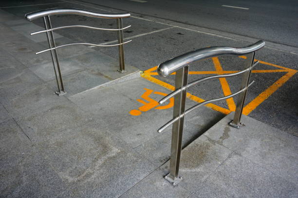 istock Way for Wheelchair ramp 802507662