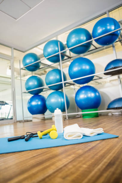 istock Gym with no people 802539460