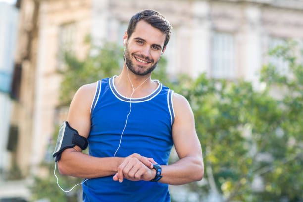 istock Portrait of an handsome athlete 802544172