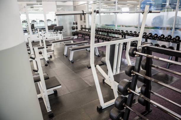 istock Gym with no people 802552642