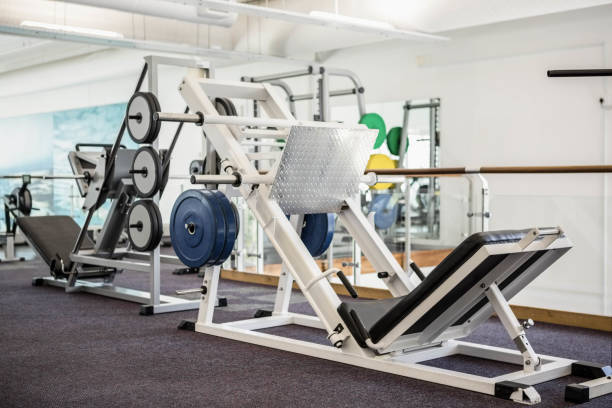 istock Gym with no people 802557346