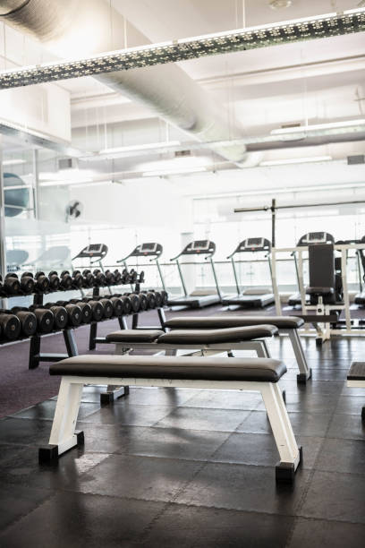 istock Gym with no people 802557456