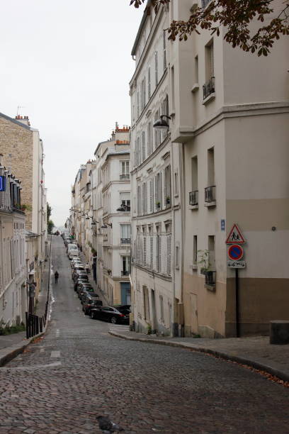 istock Street on a Hill in Montmartre, Paris 802568636