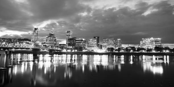 istock Willamette River Waterfront Portland Oregon Downtown City Skyline 802573332