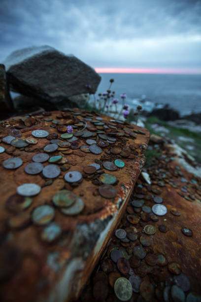 Coins left at memorial spot at Malin Head