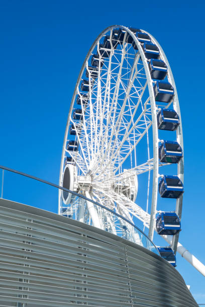 carrusel de pier de chicago - dallas texas texas ferris wheel carnival fotografías e imágenes de stock