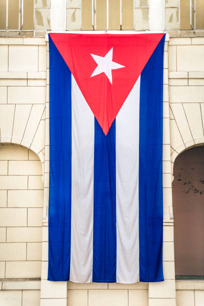 istock Cuban Flag in Havana, Cuba 802588962