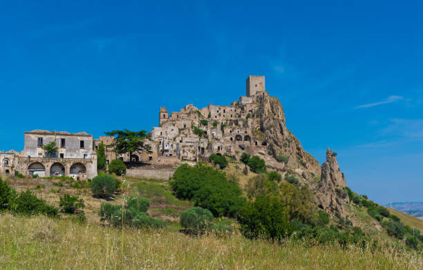 istock Craco (Matera, Italy) - The ghost town and landscape 802602298