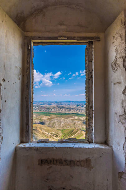 istock Craco (Matera, Italy) - The ghost town and landscape 802610292