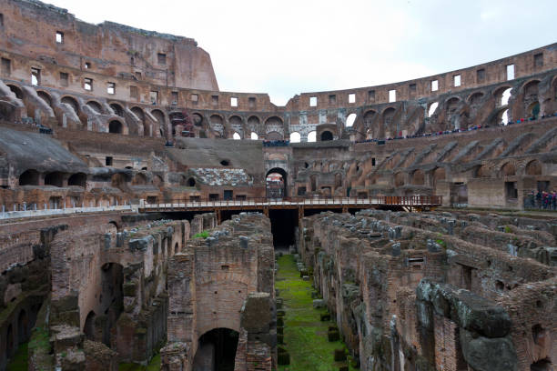 istock detail of coliseum, rome 802620630