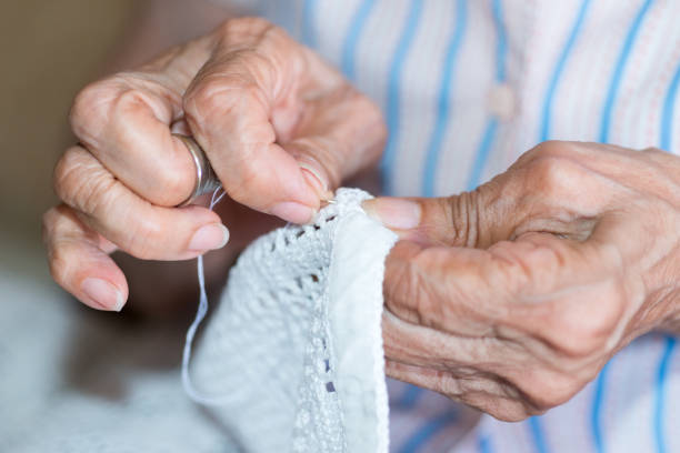 elderly person in nursing home - 13520 imagens e fotografias de stock