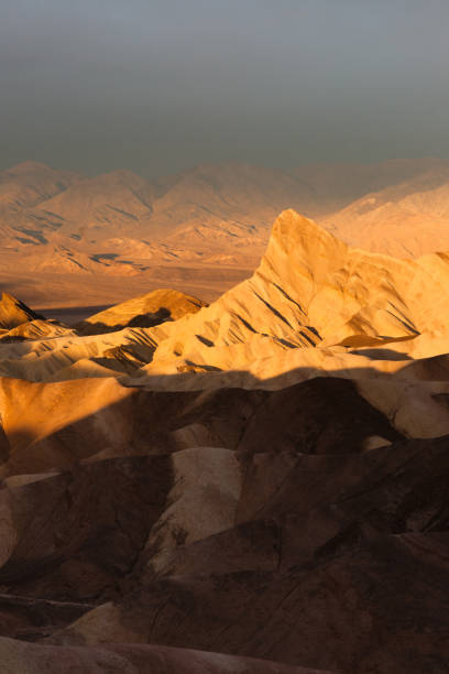 istock Rugged Badlands Amargosa Mountain Range Death Valley Zabriske Point 802635840