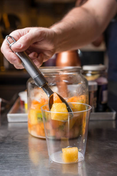 istock Italian ice cream artisanal preparation 802636012