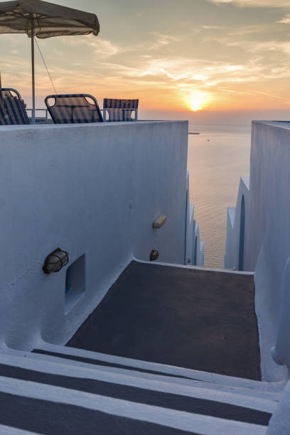 istock Panoramic view of Santorini island, Thira, Greece 802636284