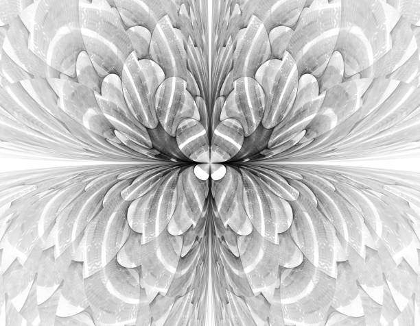 Abstract fractal illustration for creative design