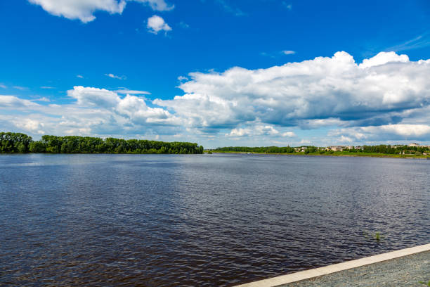 istock The great russian river Volga 802666746