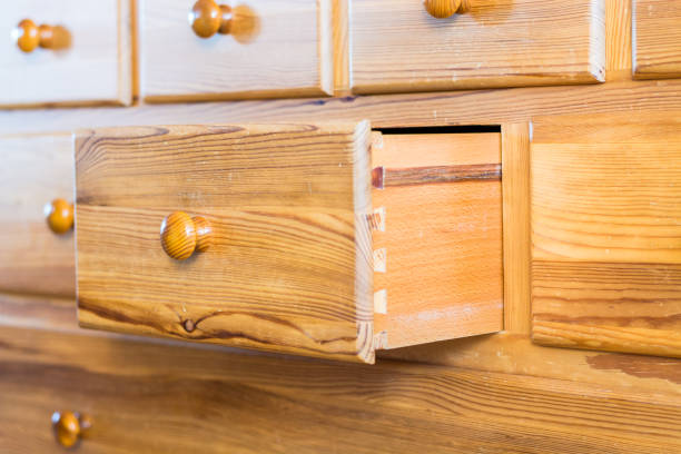 istock One old wooden drawers opened as seen from the front 802673884