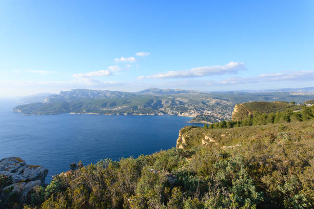 istock Cassis view from Cape Canaille top, France 802685474