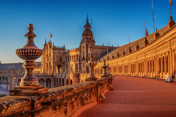 istock Seville, Spain: The Plaza de Espana, Spain Square 802691852