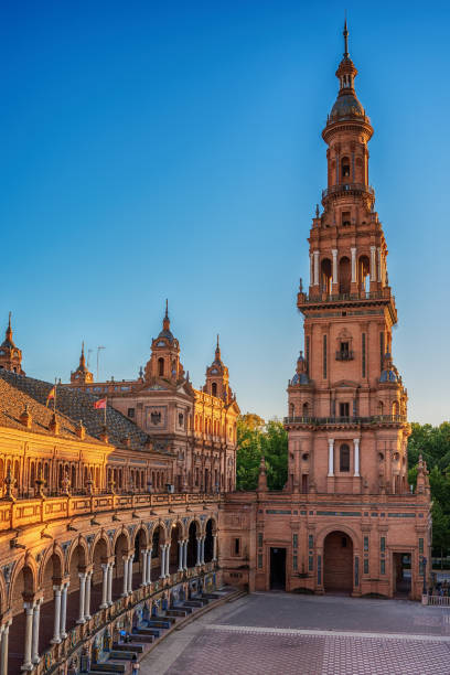 istock Seville, Spain: The Plaza de Espana, Spain Square 802691866