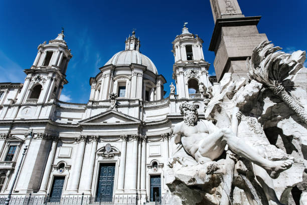 istock Fountain at Piazza Navona in Rome, Italy. 802692244