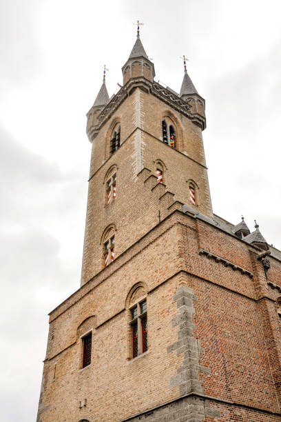 istock Classic Architecture European Building Village Brugge 802697740