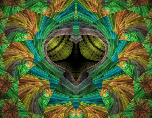 istock Abstract fractal illustration for creative design 802714574