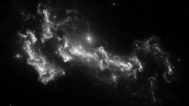 istock Abstract fractal illustration looks like galaxies 802714632