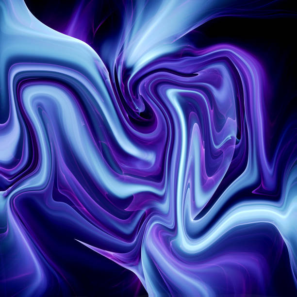 istock Colorful psychedelic liquefied background 802714650