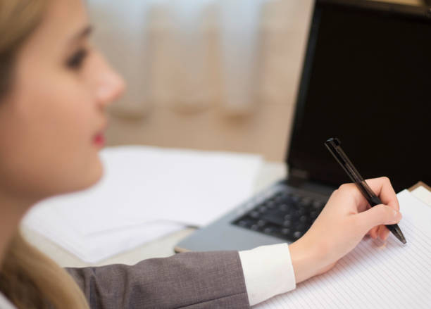 istock Business woman working 802728682