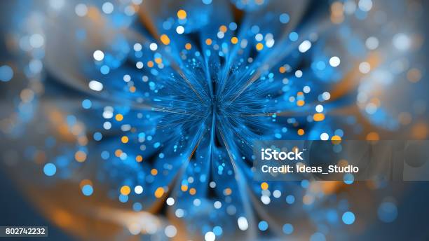 Colorful Abstract Fractal Illustration Stock Photo - Download Image Now - Nature, Abstract, Kaleidoscope Pattern